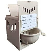 nestQ Portanido Exterior Plastico 2GR Samsara Nido Canarios Aves Silvestres Pajaros Exoticos para Jaula Cria Casita…